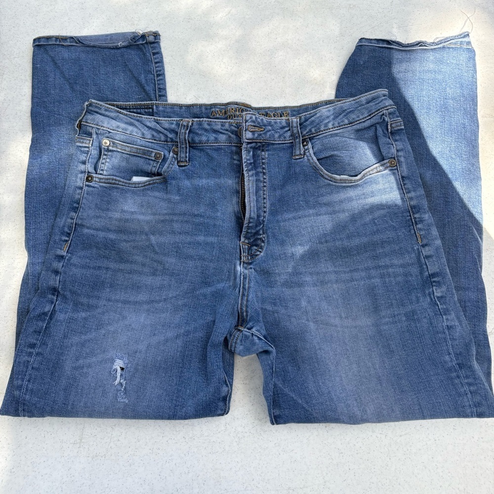 American Eagle Outfitters Men's Slim Blue Jeans